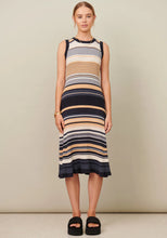 Load image into Gallery viewer, POL CHLOE DRESS COOL STRIPE
