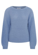Load image into Gallery viewer, POL GENUS POINTELLE KNIT BLUE
