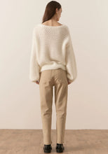 Load image into Gallery viewer, POL GENUS POINTELLE KNIT WHITE
