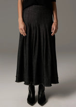 Load image into Gallery viewer, POL REECE SKIRT BLACK WASH