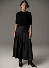 Load image into Gallery viewer, POL REECE SKIRT BLACK WASH