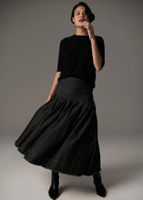 Load image into Gallery viewer, POL REECE SKIRT BLACK WASH