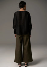 Load image into Gallery viewer, POL RHEA V SHIRT BLACK