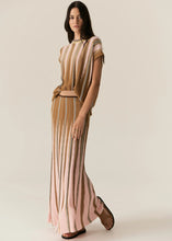 Load image into Gallery viewer, POL TEDD KNIT TEE GINGER/PINK