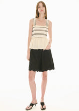Load image into Gallery viewer, POL NOVA TANK SMOCKED IVORY