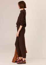 Load image into Gallery viewer, POL ROWAN DRAWCORD KNIT CHOCOLATE
