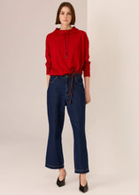 Load image into Gallery viewer, POL ROWAN DRAWCORD KNIT RED