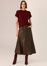 Load image into Gallery viewer, POL ASTOR KNIT TOP WINE