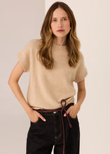 Load image into Gallery viewer, POL ASTOR KNIT TOP PEBBLE