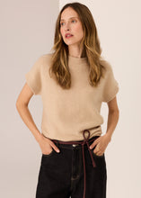 Load image into Gallery viewer, POL ASTOR KNIT TOP PEBBLE