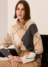 Load image into Gallery viewer, POL CARMEL KNIT SCARF CAMEL