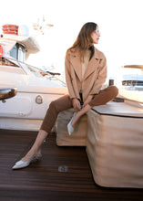 Load image into Gallery viewer, POL COHEN CROPPED WOOL COAT CAMEL