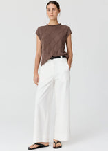 Load image into Gallery viewer, POL ROSIN CABLE KNIT CHOC