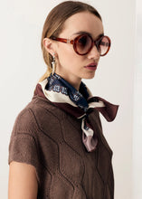 Load image into Gallery viewer, POL ROSIN CABLE KNIT CHOC