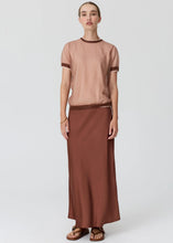 Load image into Gallery viewer, POL KASPAR LAYERED TEE PINK/TOFFEE