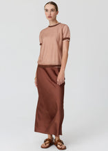 Load image into Gallery viewer, POL KASPAR LAYERED TEE PINK/TOFFEE