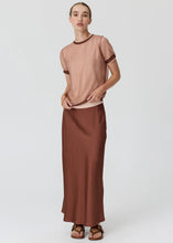Load image into Gallery viewer, POL KASPAR LAYERED TEE PINK/TOFFEE