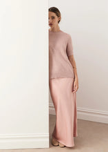 Load image into Gallery viewer, POL CEDAR LUREX KNIT TOP PINK/ROSE