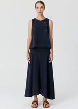 Load image into Gallery viewer, POL ANISE SKIRT DENIM
