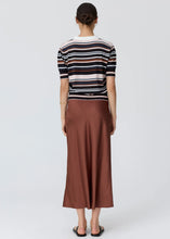 Load image into Gallery viewer, POL DAHLIA KNIT POLO MULTISTRIPE