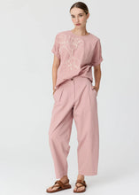Load image into Gallery viewer, POL IVY CORNELLI EMB TOP PINK/CHALK