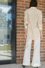 Load image into Gallery viewer, DRICOPER FINLEY LOOSE SHIRT YELLOW STRIPE

