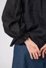 Load image into Gallery viewer, MARLOW POINTE BLOUSE BLACK