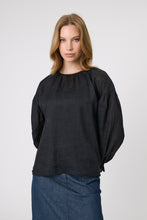 Load image into Gallery viewer, MARLOW POINTE BLOUSE BLACK