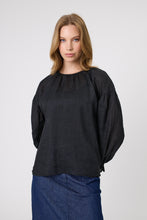 Load image into Gallery viewer, MARLOW POINTE BLOUSE BLACK