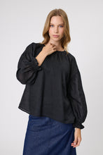 Load image into Gallery viewer, MARLOW POINTE BLOUSE BLACK