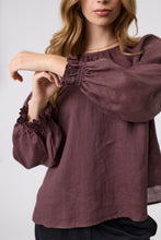 Load image into Gallery viewer, MARLOW POINTE BLOUSE BORDEAUX