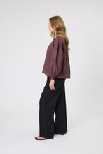 Load image into Gallery viewer, MARLOW POINTE BLOUSE BORDEAUX