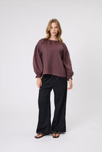 Load image into Gallery viewer, MARLOW POINTE BLOUSE BORDEAUX