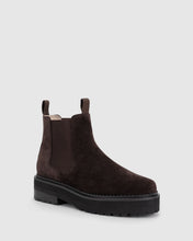 Load image into Gallery viewer, CHAOS & HARMONY QUEENS BOOT BITTER CHOC SUEDE