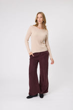 Load image into Gallery viewer, MARLOW REIGN KNIT LONG SLEEVE WHEAT