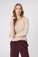 Load image into Gallery viewer, MARLOW REIGN KNIT LONG SLEEVE WHEAT