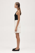 Load image into Gallery viewer, MARLE RELAXED JEAN SHORT ECRU