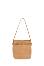 Load image into Gallery viewer, KAREN WALKER RIDER MINI BUCKET BAG TAN
