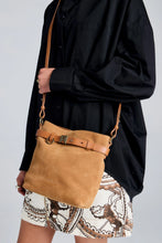 Load image into Gallery viewer, KAREN WALKER RIDER MINI BUCKET BAG TAN