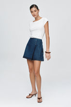 Load image into Gallery viewer, MARLE RIVET SKIRT CLASSIC BLUE