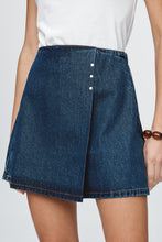 Load image into Gallery viewer, MARLE RIVET SKIRT CLASSIC BLUE