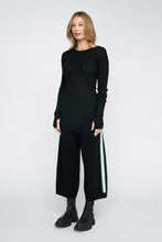 Load image into Gallery viewer, TAYLOR ROUNDED VENEER TUNIC BLACK