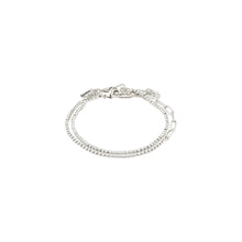 Load image into Gallery viewer, PILGRIM SILVER ROWAN CRYSTAL 2 IN 1 BRACELET