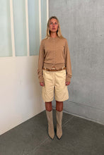 Load image into Gallery viewer, ROWIE MAEVE MERINO CARDIGAN FAWN MARLE