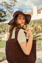 Load image into Gallery viewer, MARLOW SANTORINI BUCKET BAG CHOC