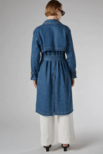 Load image into Gallery viewer, DRICOPER REYA DENIM TRENCH COAT
