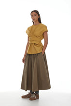 Load image into Gallery viewer, RICOCHET MARIA SKIRT TRUFFLE WITH DRAWCORD