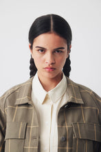 Load image into Gallery viewer, RICOCHET MY MONSTER JACKET KHAKI CHECK