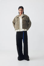 Load image into Gallery viewer, RICOCHET MY MONSTER JACKET KHAKI CHECK