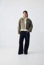 Load image into Gallery viewer, RICOCHET MY MONSTER JACKET KHAKI CHECK